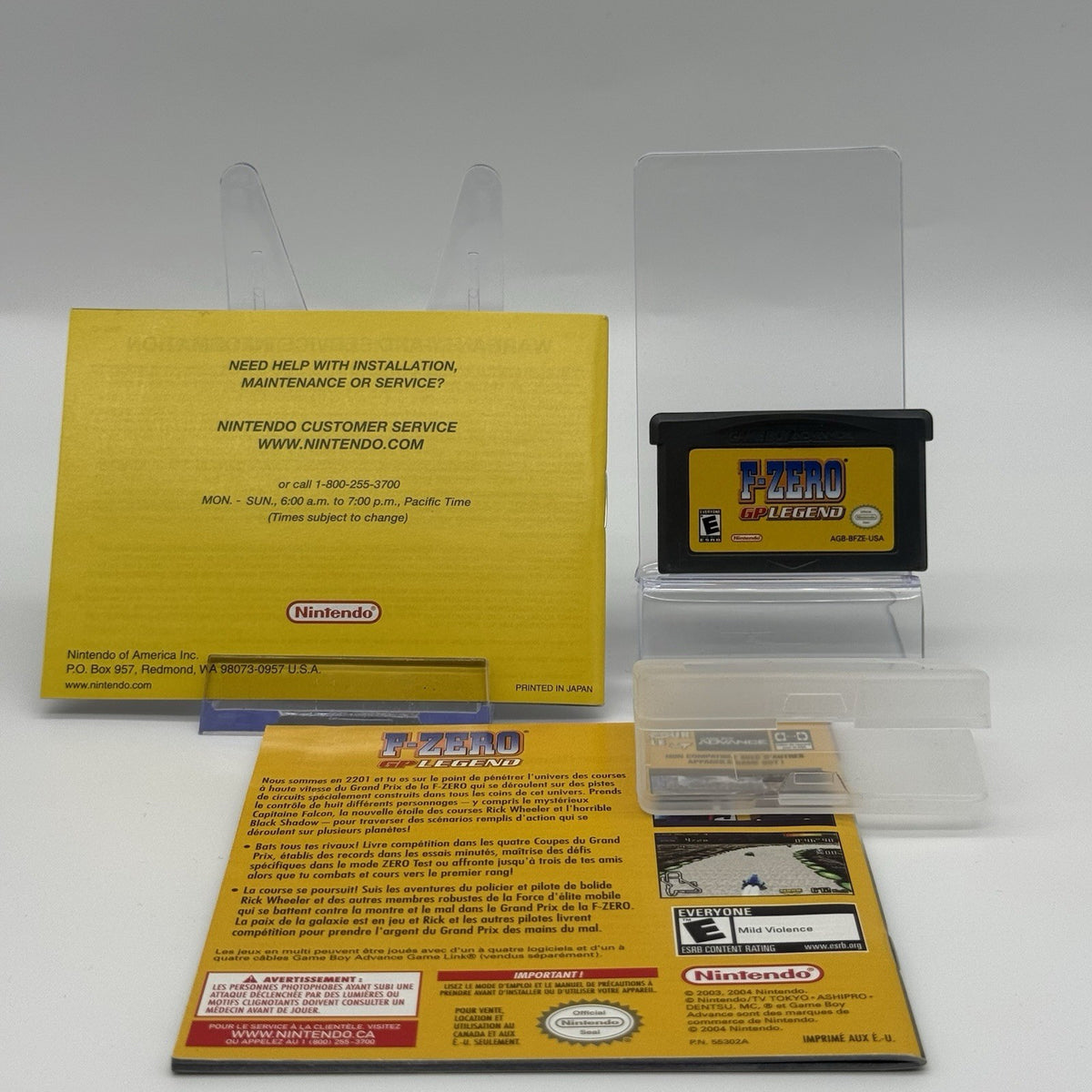 F-Zero GP Legend (Nintendo Game Boy Advance GBA) Manual Included Tested3