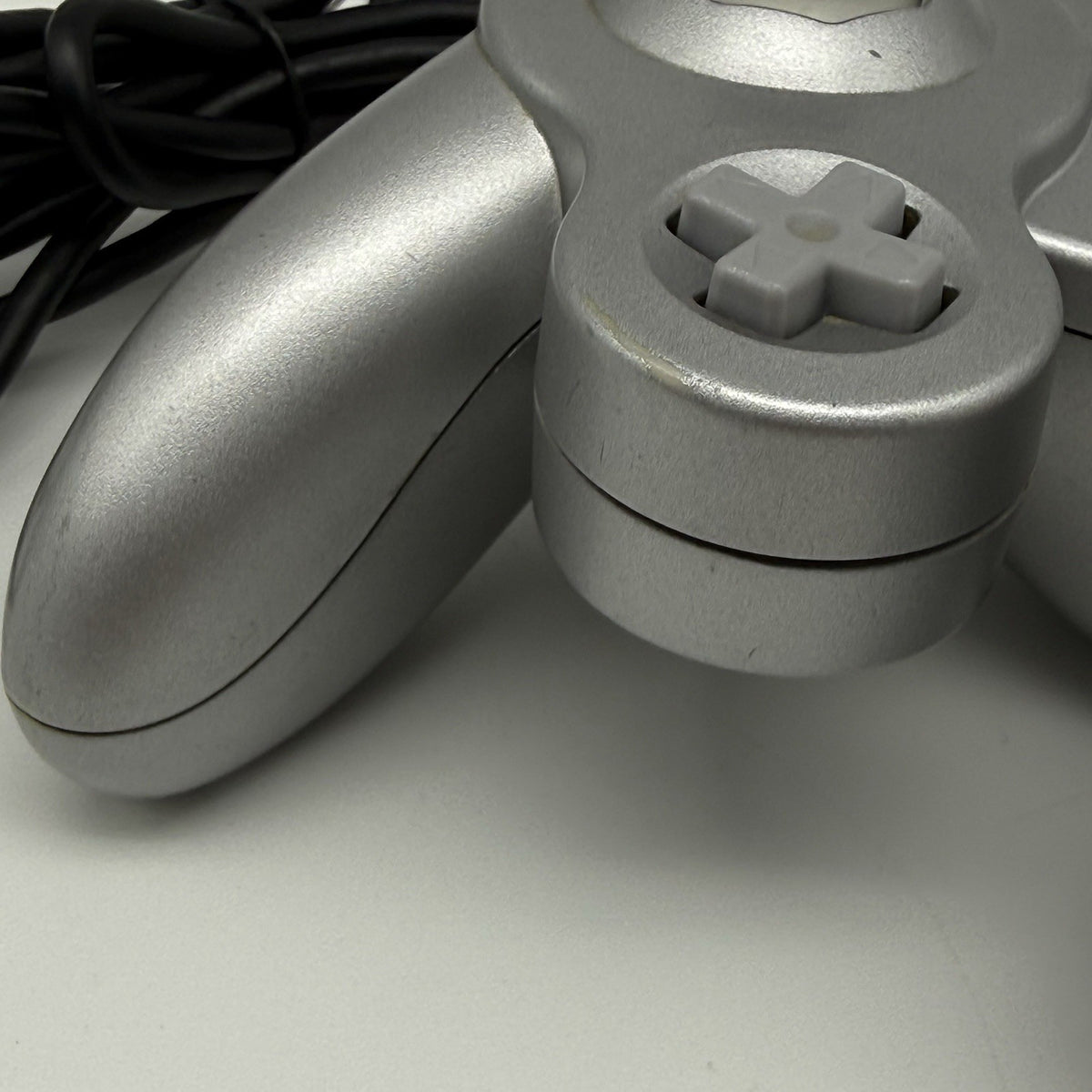 Official Nintendo GameCube Controller Platinum Silver OEM DOL-003 T3 - Tested
