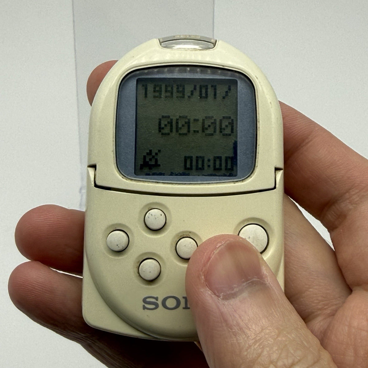Sony Playstation Pocket Station White SCPH-4000 Japanese Tested - LCD Burn *READ
