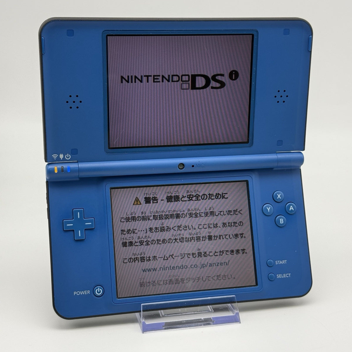 Nintendo DSi LL Midnight Blue Japanese Menu Plays US Games - Tested US Seller