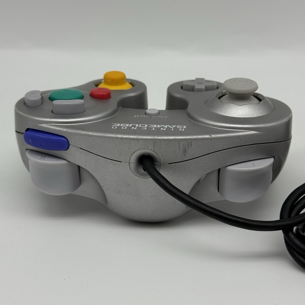 Official Nintendo GameCube Controller Platinum Silver OEM DOL-003 T3 - Tested