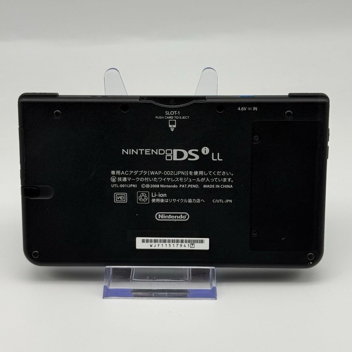 Nintendo DSi LL Midnight Blue Japanese Menu Plays US Games - Tested US Seller