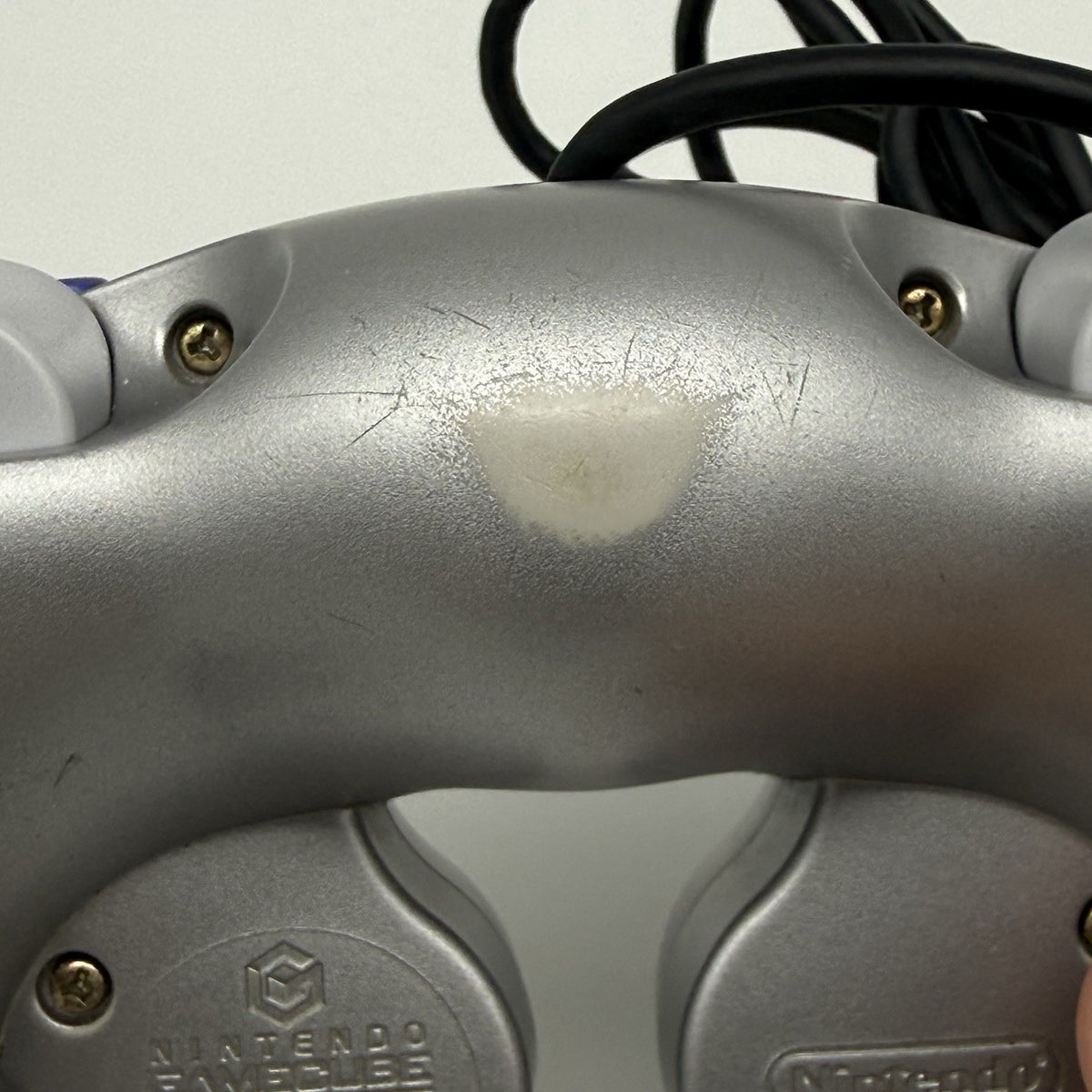 Official Nintendo GameCube Controller Platinum Silver OEM DOL-003 T3 - Tested
