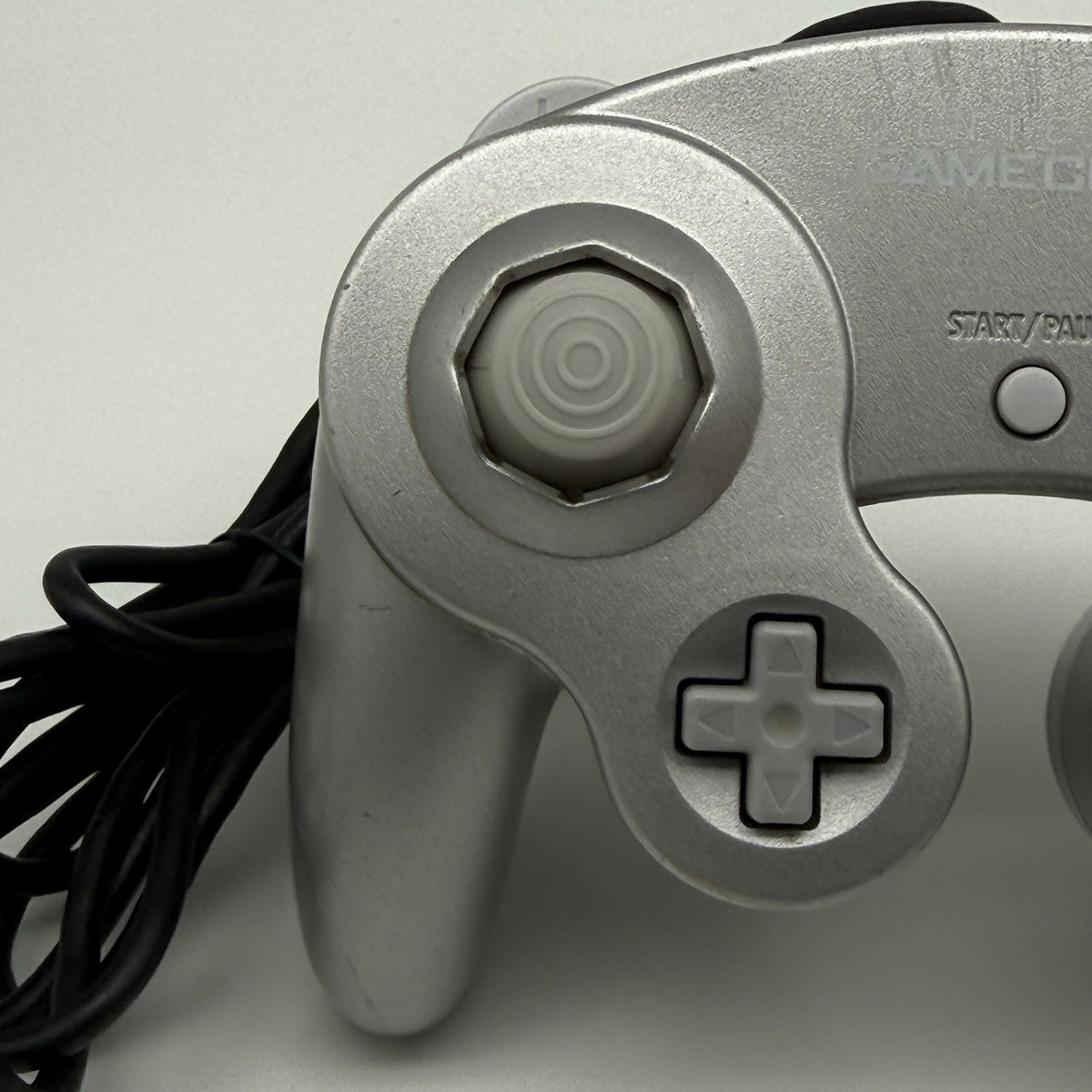 Official Nintendo GameCube Controller Platinum Silver OEM DOL-003 T3 - Tested
