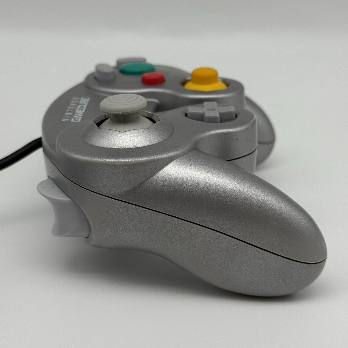 Official Nintendo GameCube Controller Platinum Silver OEM DOL-003 T3 - Tested