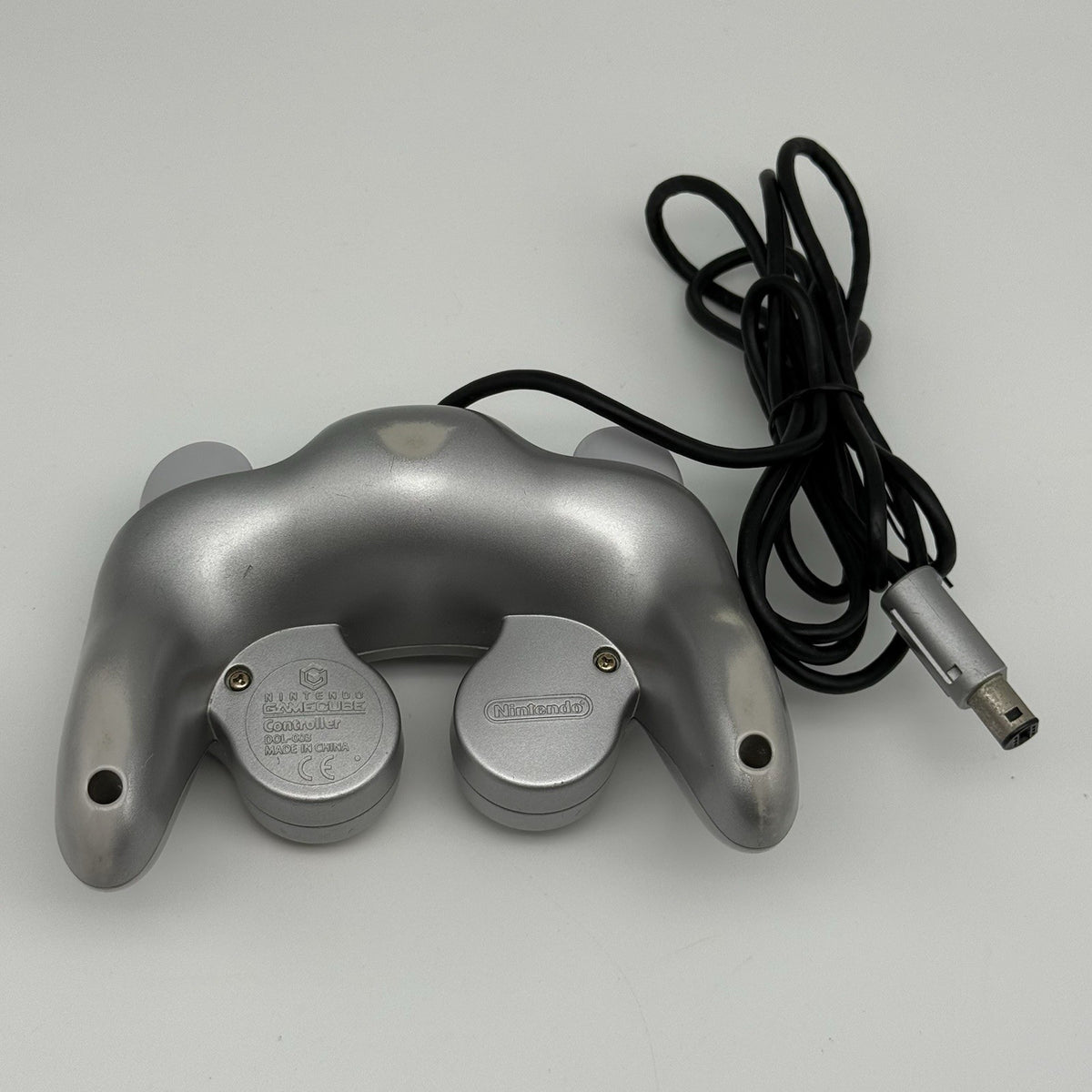 Official Nintendo GameCube Controller Platinum Silver OEM DOL-003 T3 - Tested