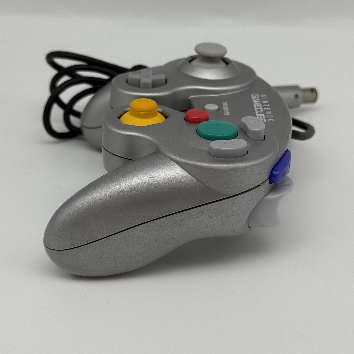 Official Nintendo GameCube Controller Platinum Silver OEM DOL-003 T3 - Tested