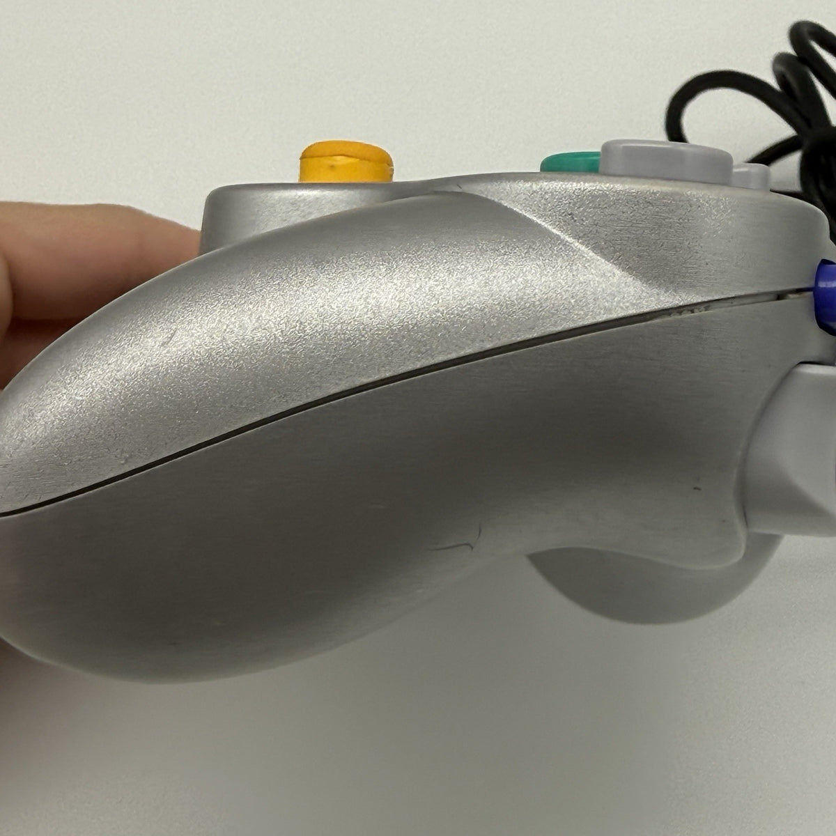 Official Nintendo GameCube Controller Platinum Silver OEM DOL-003 T3 - Tested