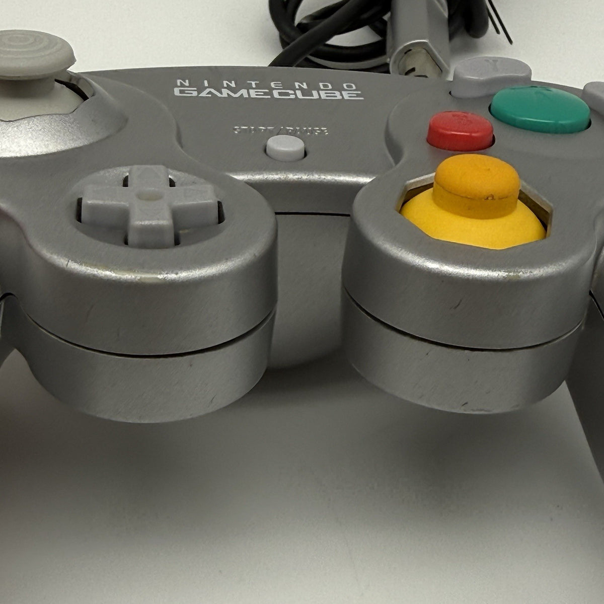 Official Nintendo GameCube Controller Platinum Silver OEM DOL-003 T3 - Tested