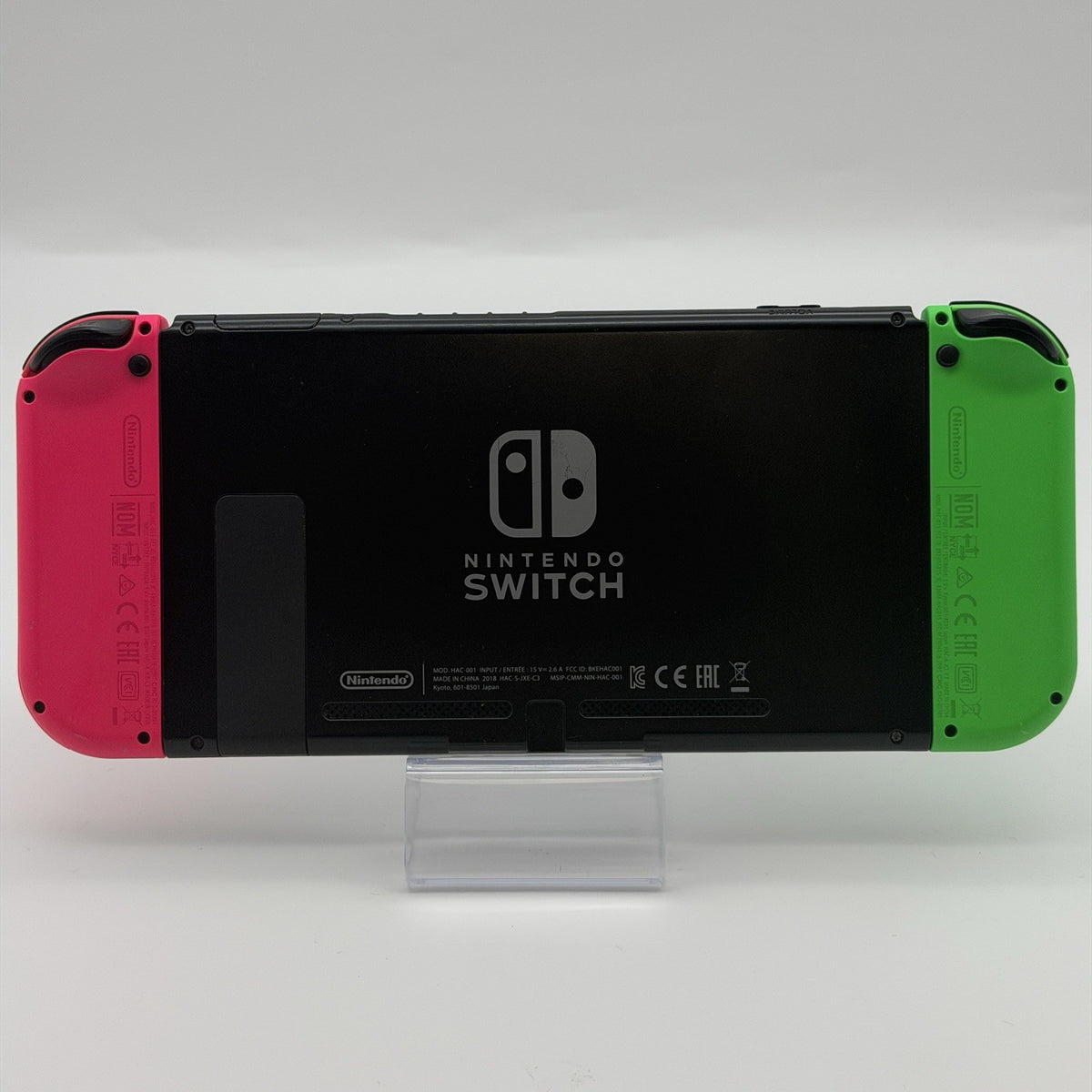 Nintendo Switch V1 HAC-001 Console, Joycons Neon Pink & Green Region Free Tested