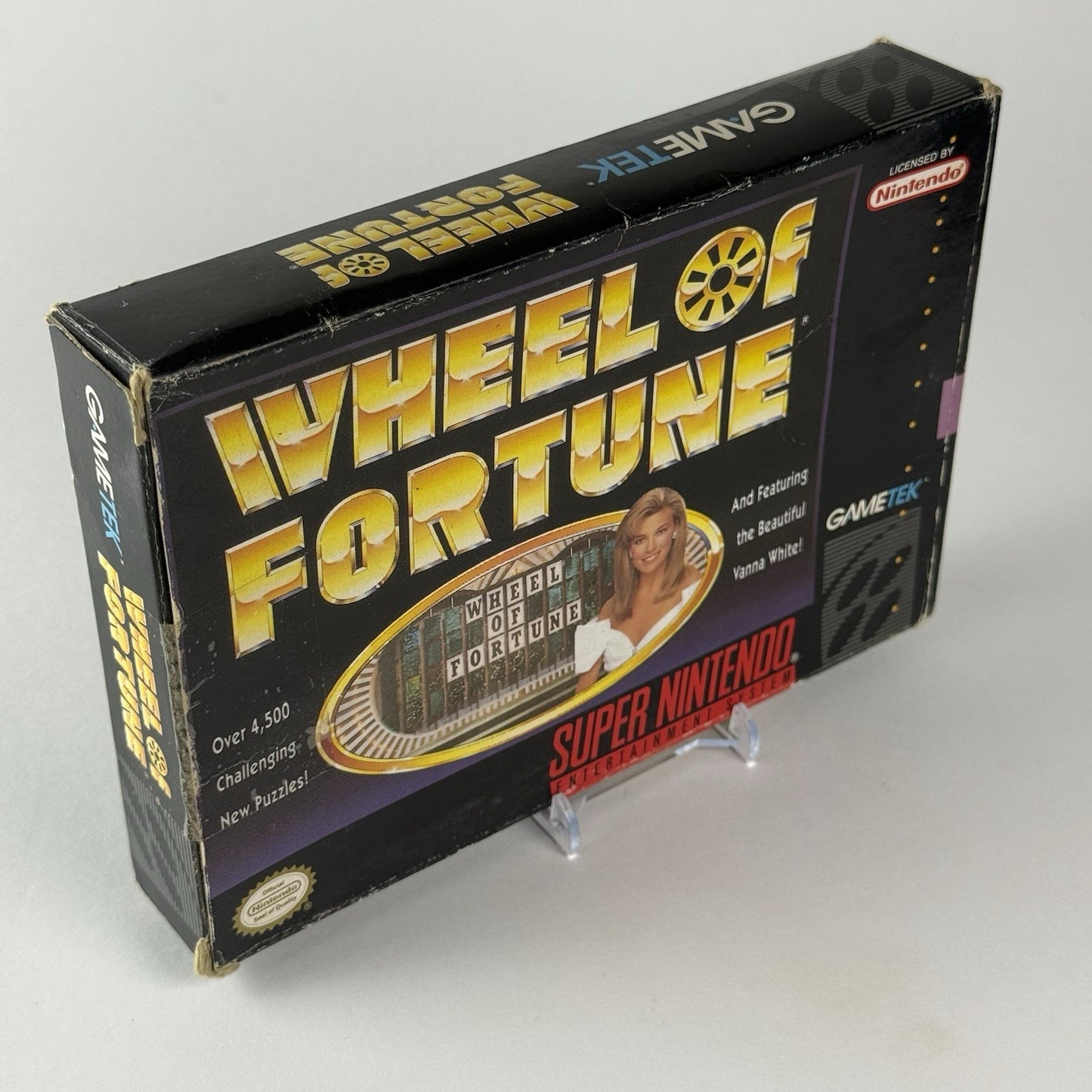Wheel of Fortune Deluxe Edition SNES Super Nintendo CIB Complete in Box, Manual3