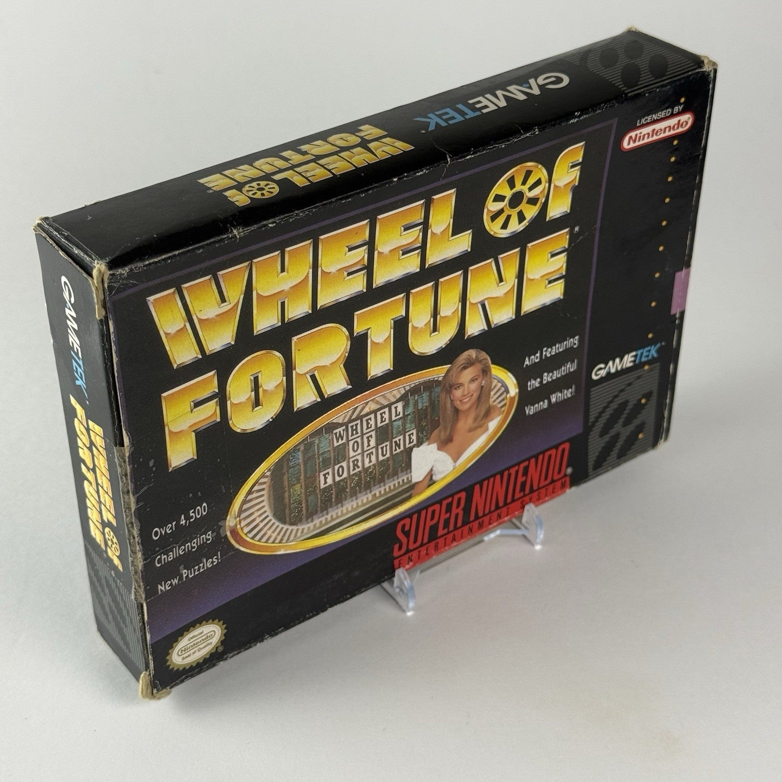 Wheel of Fortune Deluxe Edition SNES Super Nintendo CIB Complete in Box, Manual3