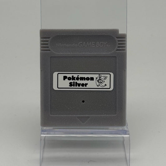 Pokemon Silver Version Nintendo Game Boy Color (No Label) Tested - New Battery0