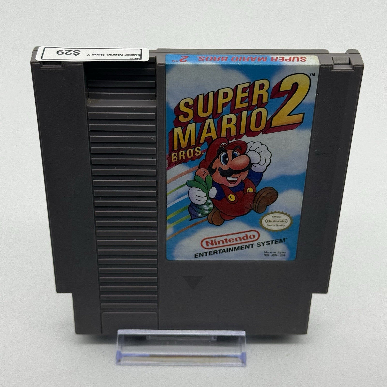 Super Mario Bros. 2 (Nintendo NES, 1988) Game Cartridge Tested0