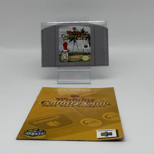 Vintage Waialae Country Club True Golf Classics Nintendo 64 N64 Game w/Manual0