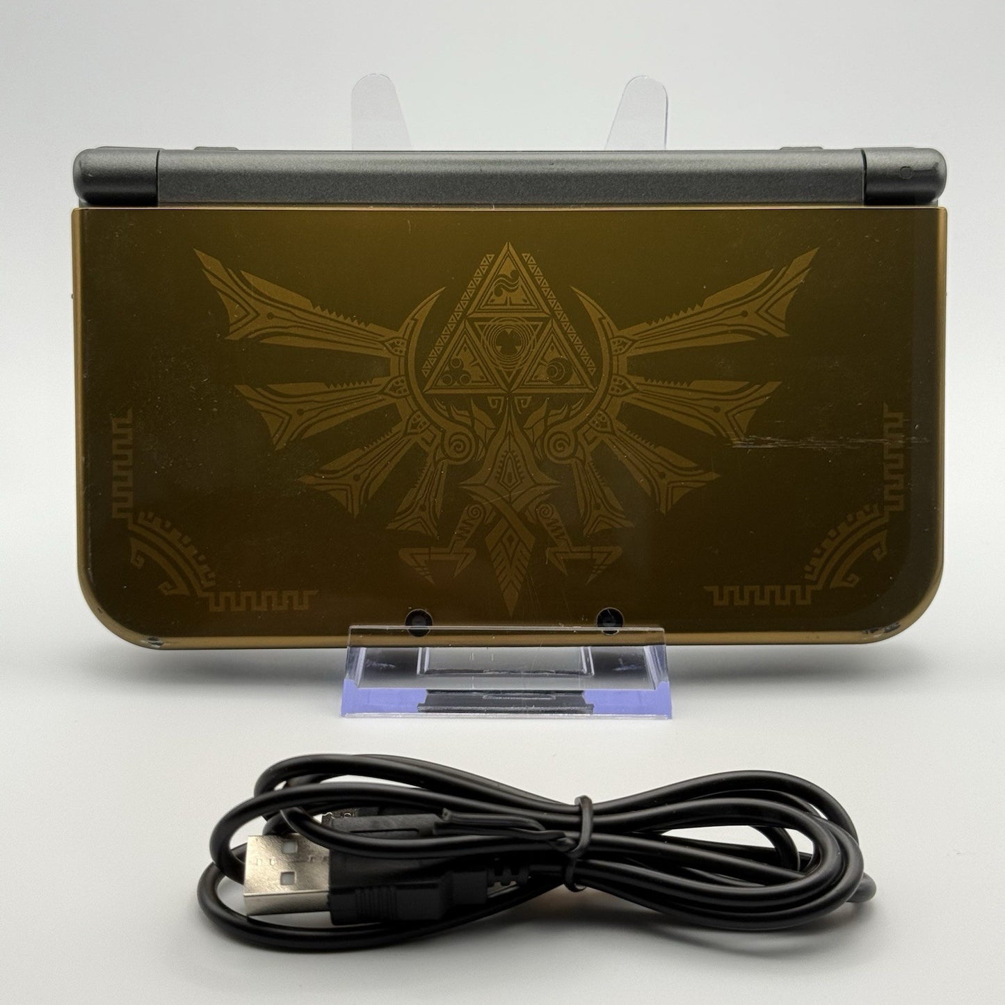 “new” Nintendo 3DS XL Zelda Hyrule Edition Console Dual IPS w/Charger - Tested0
