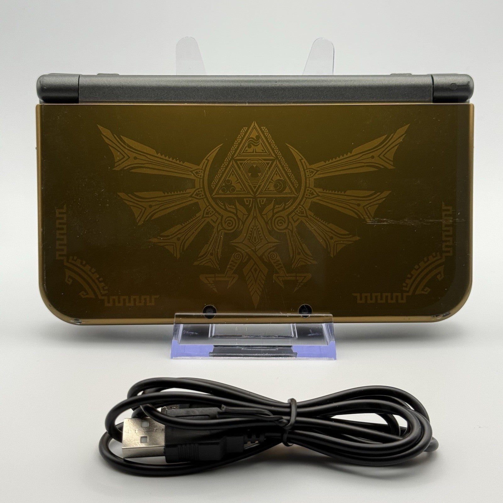 “new” Nintendo 3DS XL Zelda Hyrule Edition Console Dual IPS w/Charger - Tested0