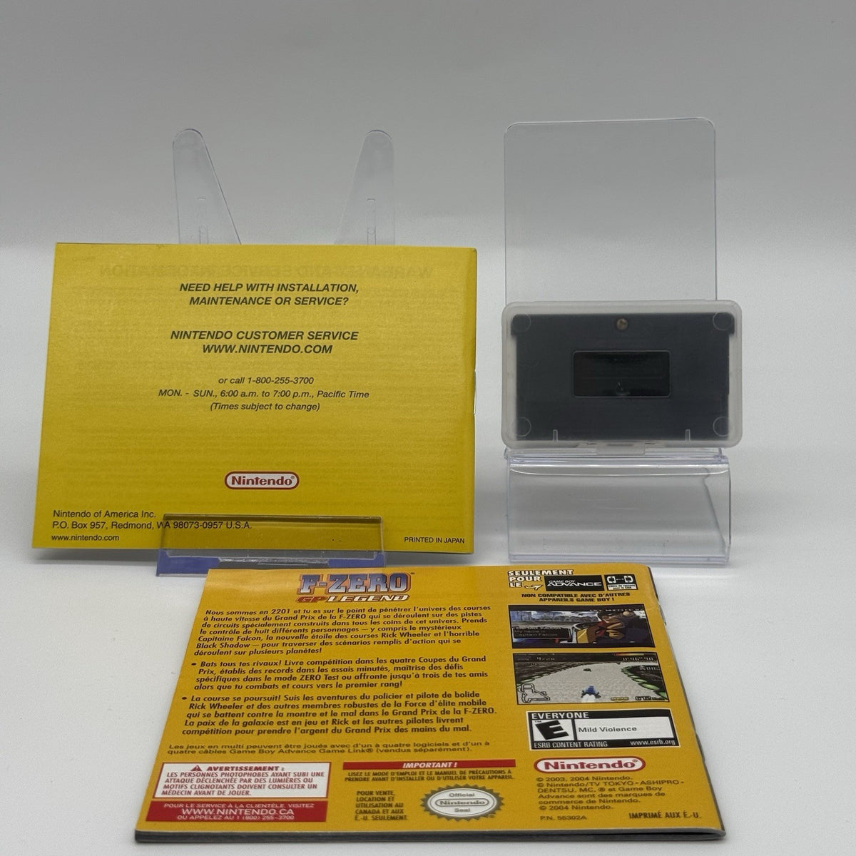 F-Zero GP Legend (Nintendo Game Boy Advance GBA) Manual Included Tested1