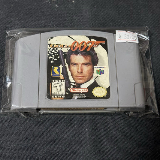 GoldenEye 007 (Nintendo 64 N64, 1997) Authentic Game - Board Chipped (Working)0