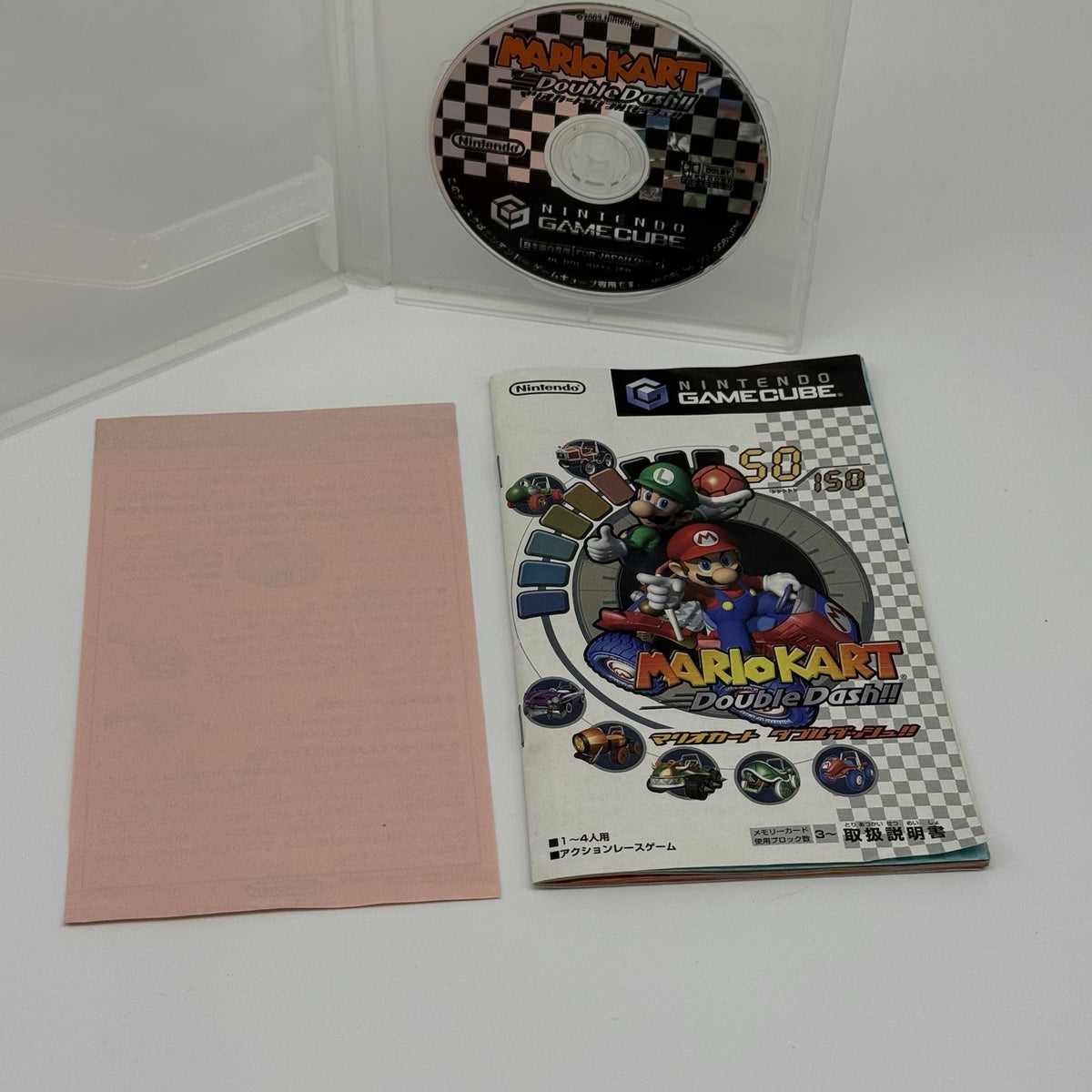 Mario Kart Double Dash!! GameCube Nintendo GC JP Japanese Game w/Manual - Tested3