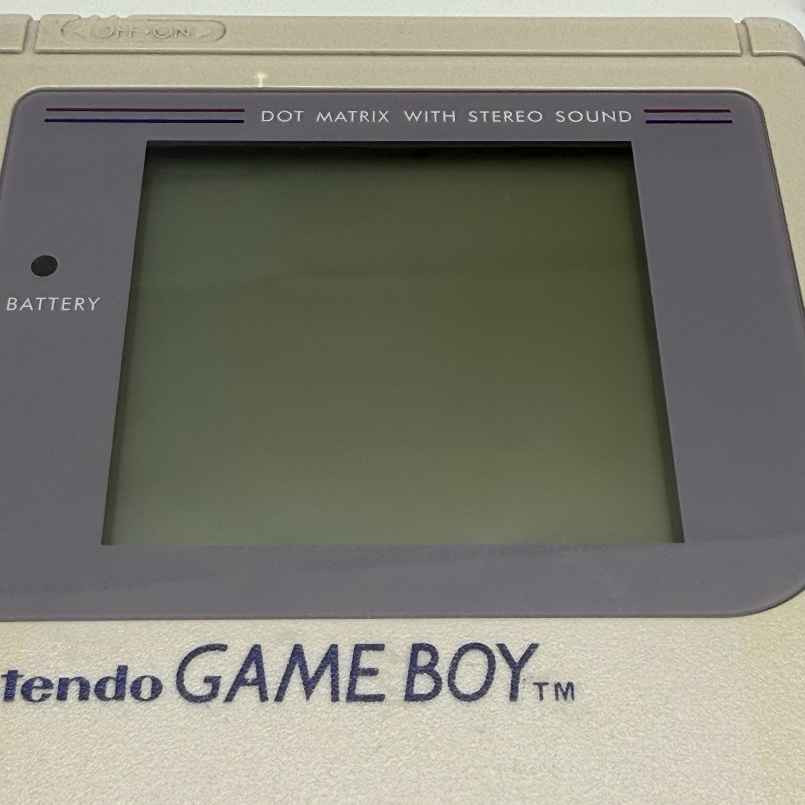 Grey Nintendo Classic Game Boy DMG With Upgraded Backlit IPS LCD Screen Console4