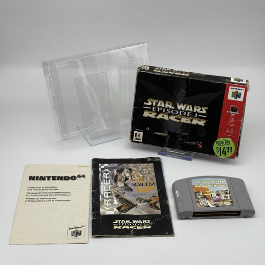 Star Wars: Episode 1 I: Racer Nintendo 64 N64 Game Complete CIB - Tested0