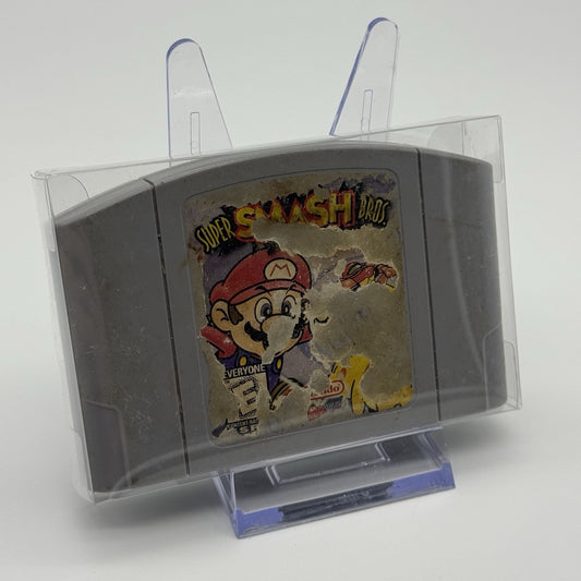 Super Smash Bros. Video Game Cartridge (Nintendo N64 1996) Label Wear - Tested0
