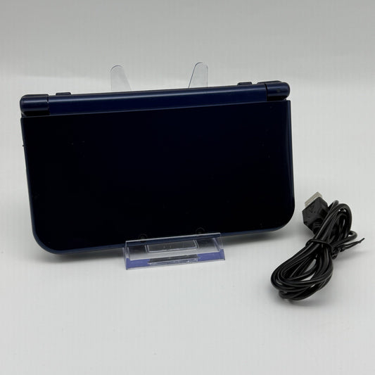 “new” Nintendo 3DS XL/LL Metallic Blue Console Top IPS Region Free NTSC-J Tested0