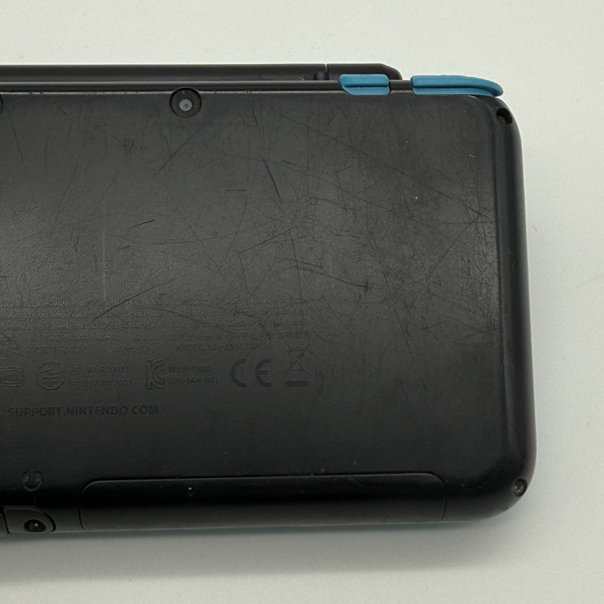 “new” Nintendo 2DS XL Console Black Turquoise w/Charger - Tested Working17