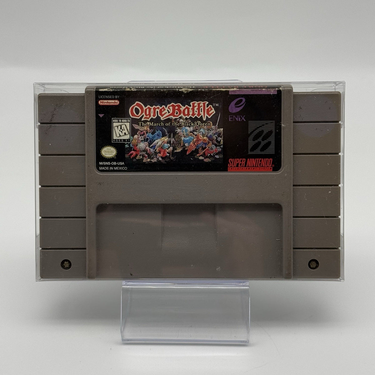 Ogre Battle: The March of the Black Queen Super Nintendo SNES Authentic - Tested0