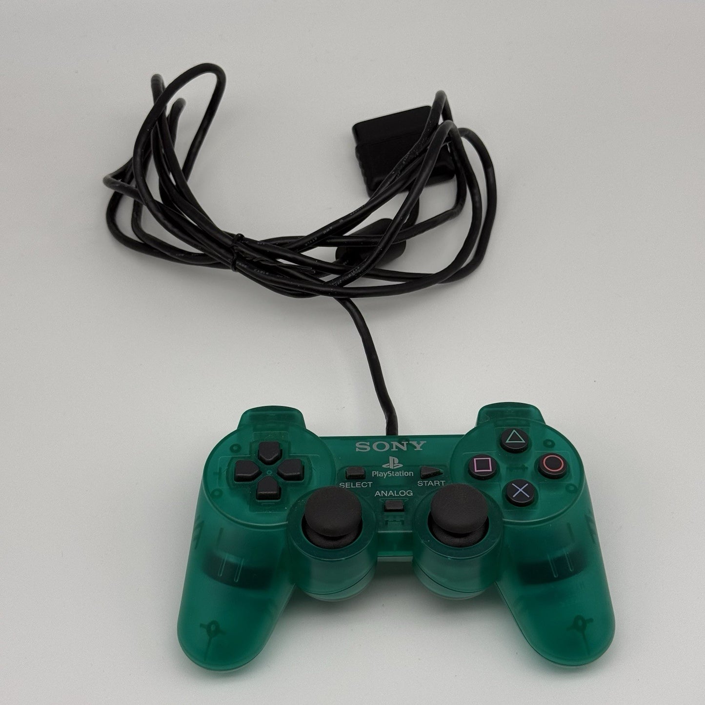 Sony Dualshock 2 Controller - Emerald Green SCPH-10010 PlayStation 2 PS2 Tested0