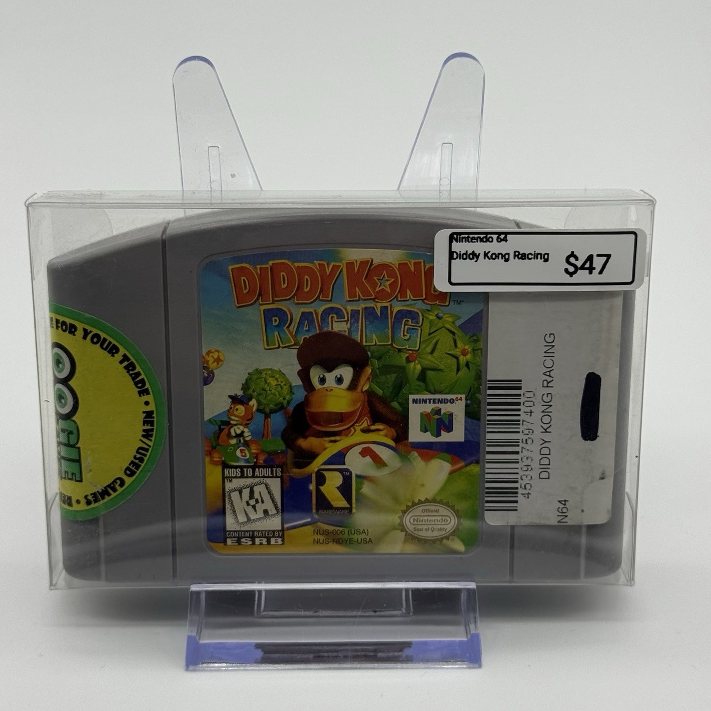 Diddy Kong Racing (Nintendo 64, 1997) N64 Cart Only Authentic 0