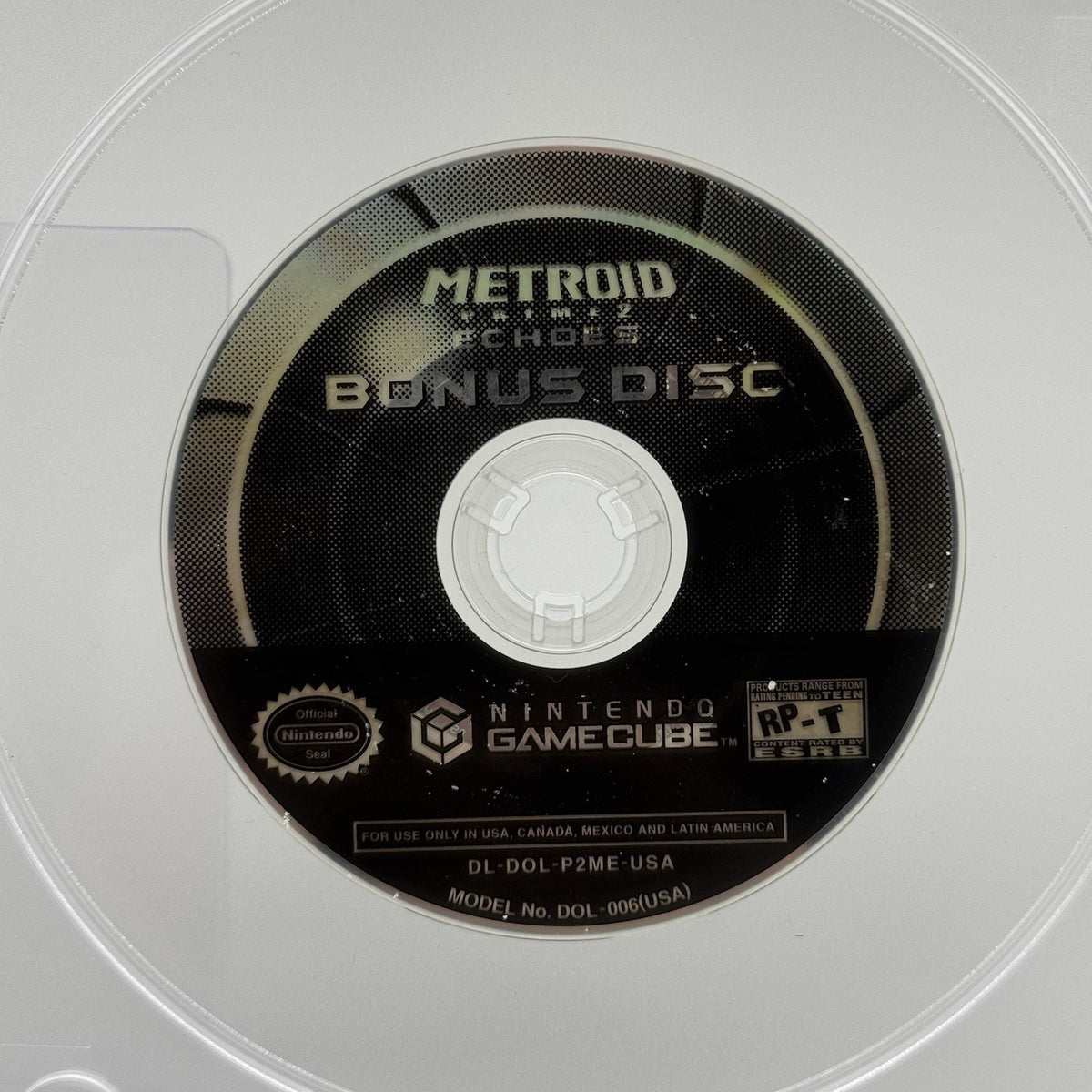 Metroid Prime 2 Echoes Bonus Disc (Nintendo GameCube, 2004) Disc Only - Tested1