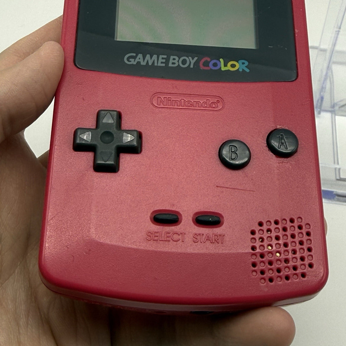 Nintendo Gameboy Boy Color Berry Red Console GBC CGB-001 - Tested Working15