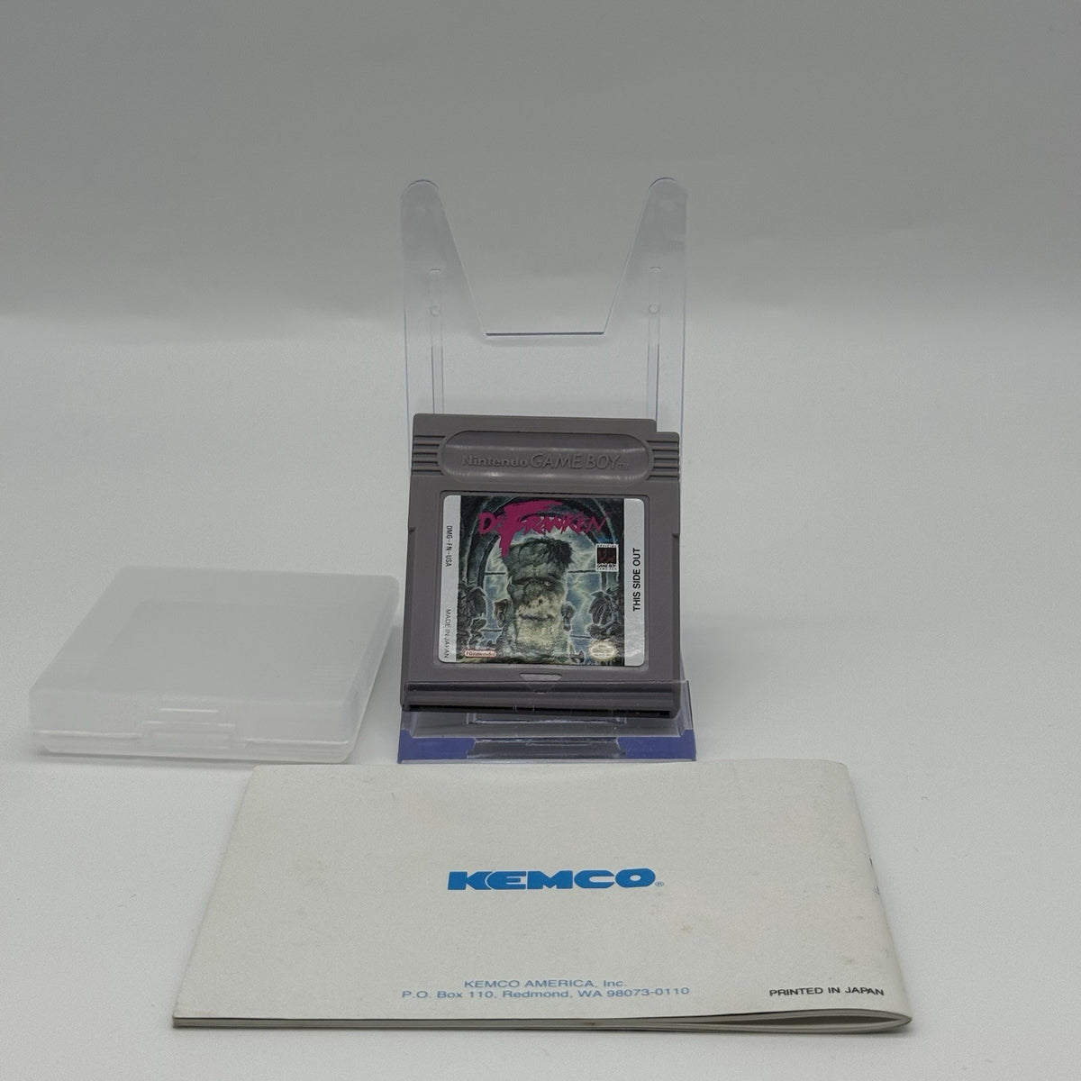 Nintendo Gameboy Game Dr. Franken Game and Manual Tested1