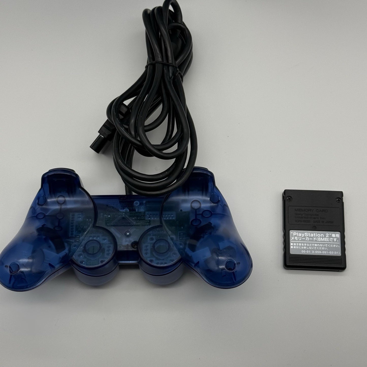 Sony Playstation 2 Ocean Blue PS2 SCPH-37000 Japanese Console Controller NTSC-J4