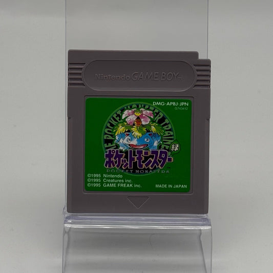 Pokemon Green Japanese Version Nintendo GameBoy Game Cart New Battery, Tested0