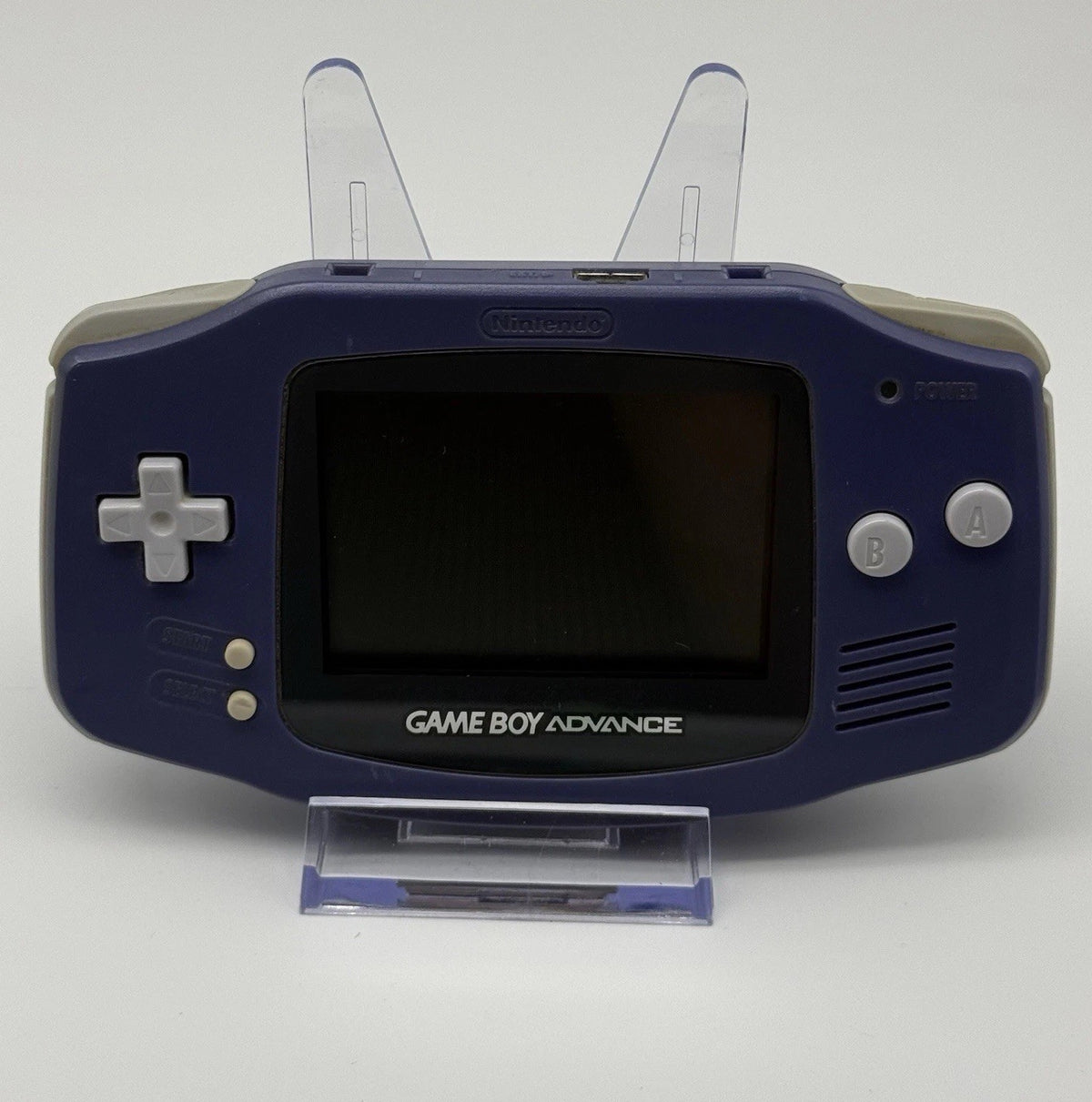 Nintendo Game Boy Advance GBA Console AGB-001 Indigo Purple OEM - Tested Working0