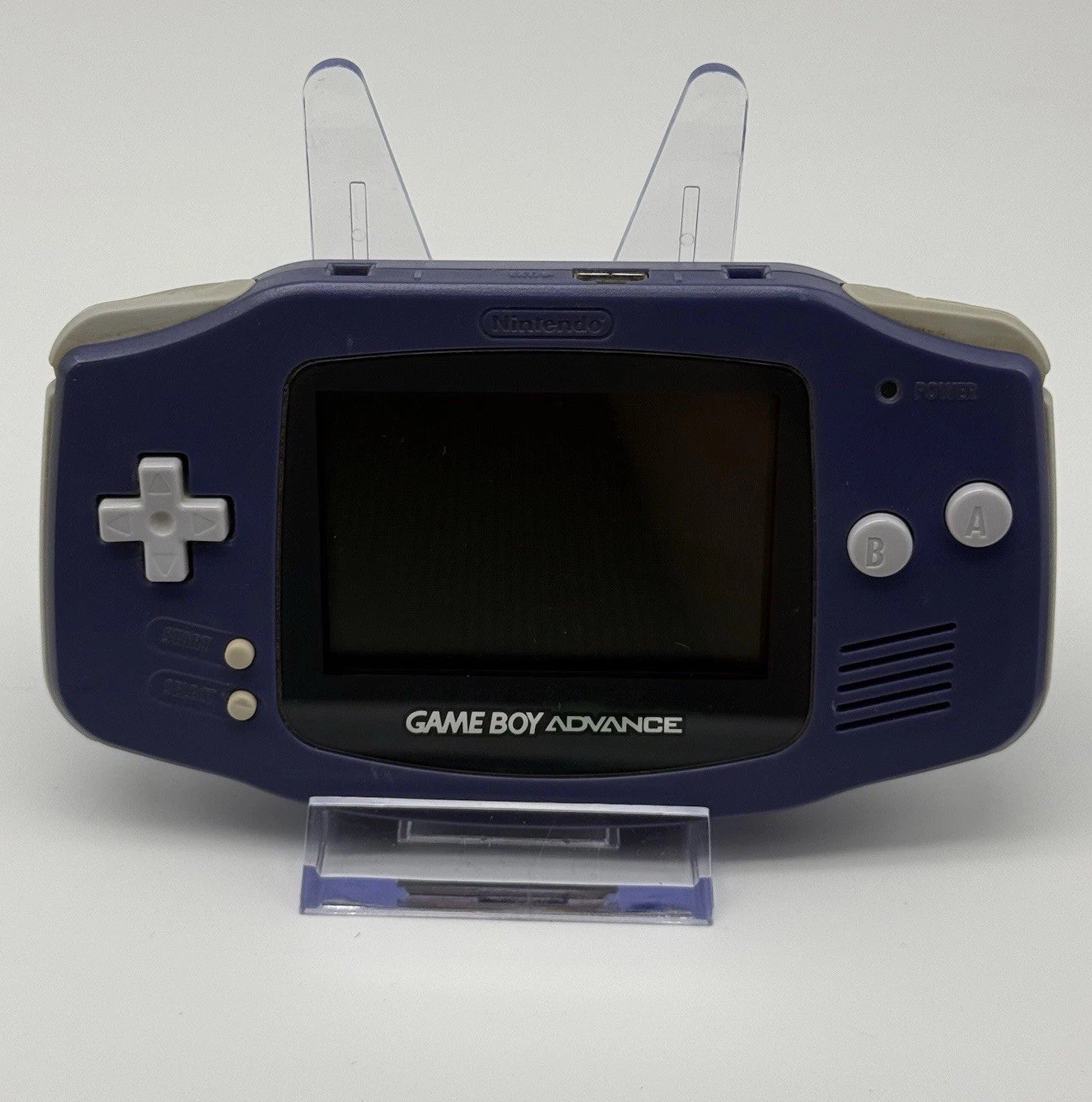 Nintendo Game Boy Advance GBA Console AGB-001 Indigo Purple OEM - Tested Working0