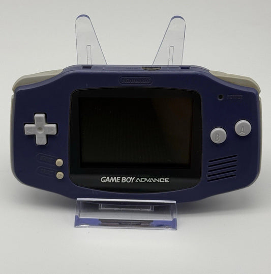 Nintendo Game Boy Advance GBA Console AGB-001 Indigo Purple OEM - Tested Working0