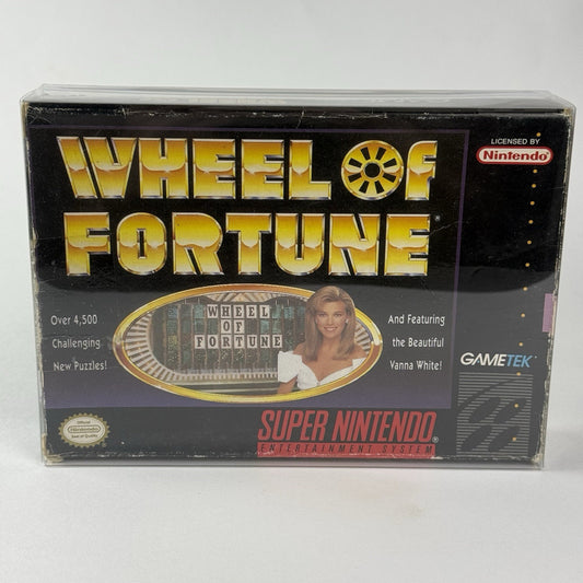 Wheel of Fortune Deluxe Edition SNES Super Nintendo CIB Complete in Box, Manual0