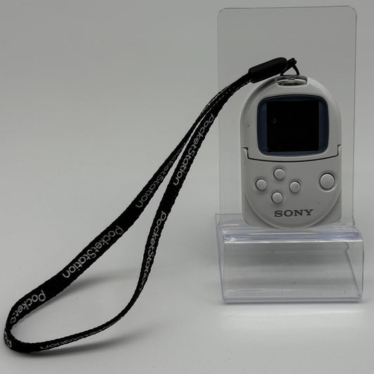 Sony Playstation Pocket Station White +Strap SCPH-4000 Japanese Tested US Seller0