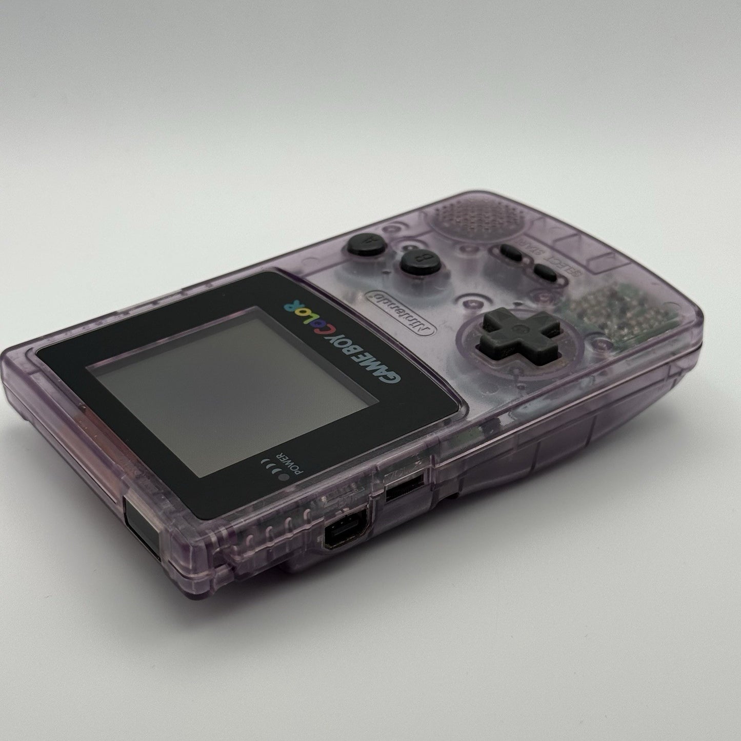 Nintendo Gameboy Boy Color Atomic Clear Purple Console Glass GBC CGB-001 Tested6