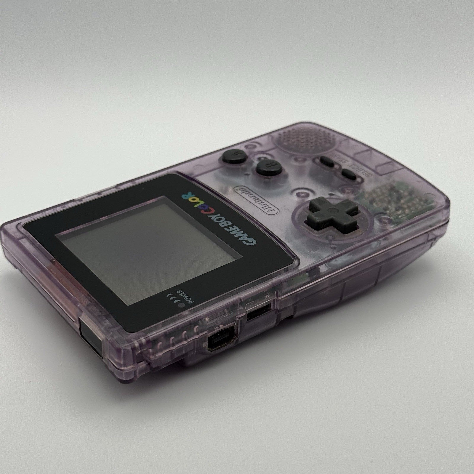 Nintendo Gameboy Boy Color Atomic Clear Purple Console Glass GBC CGB-001 Tested6