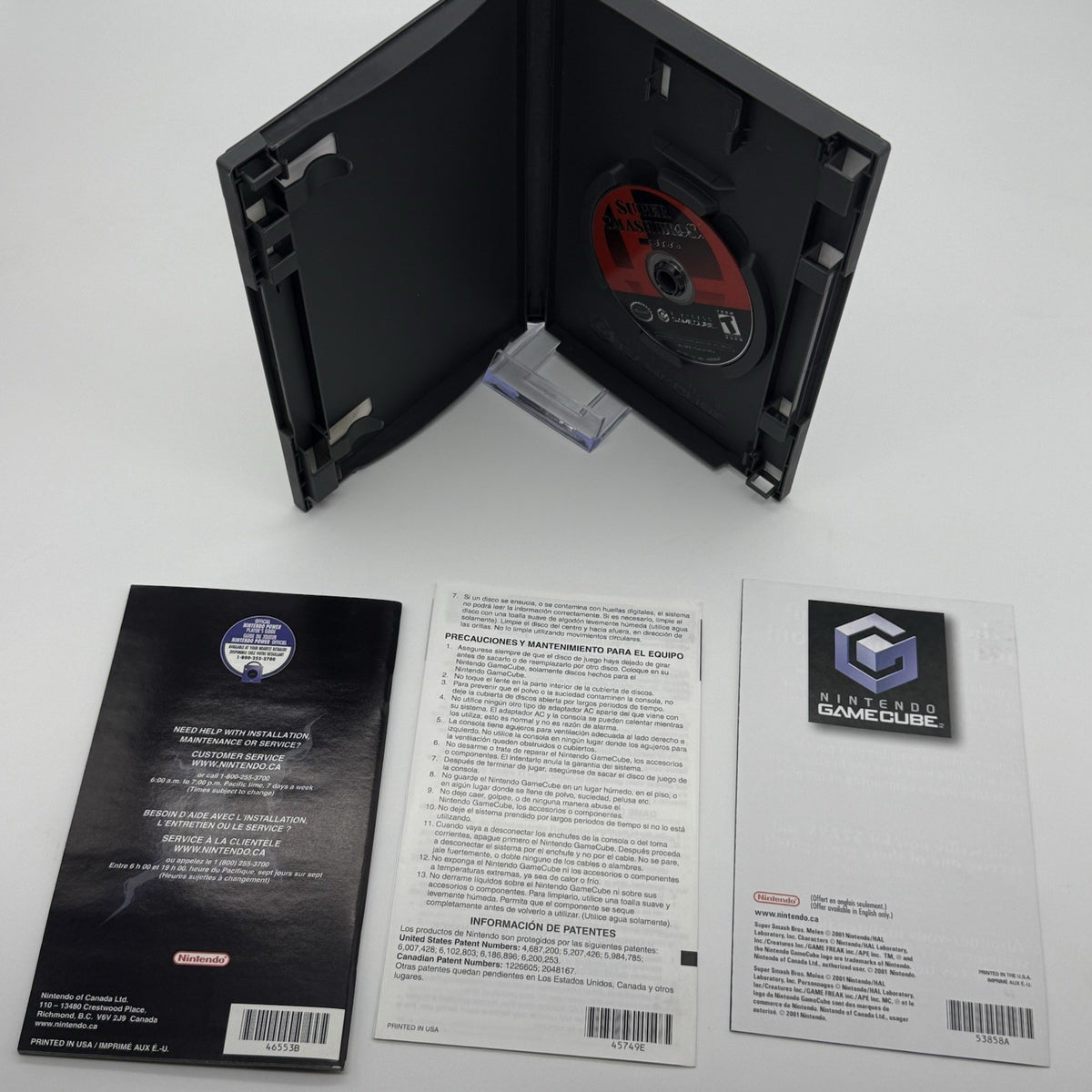 Super Smash Bros Melee Game (Nintendo GameCube) CIB Complete - Tested Working3