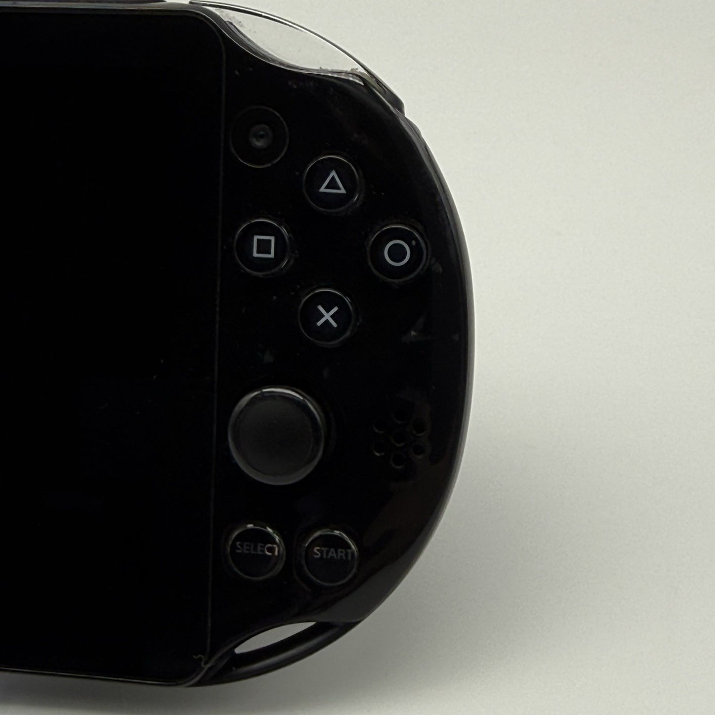Sony PS Vita PCH-2000 Black Console, Charger, Crystal Case -Tested New Joysticks4