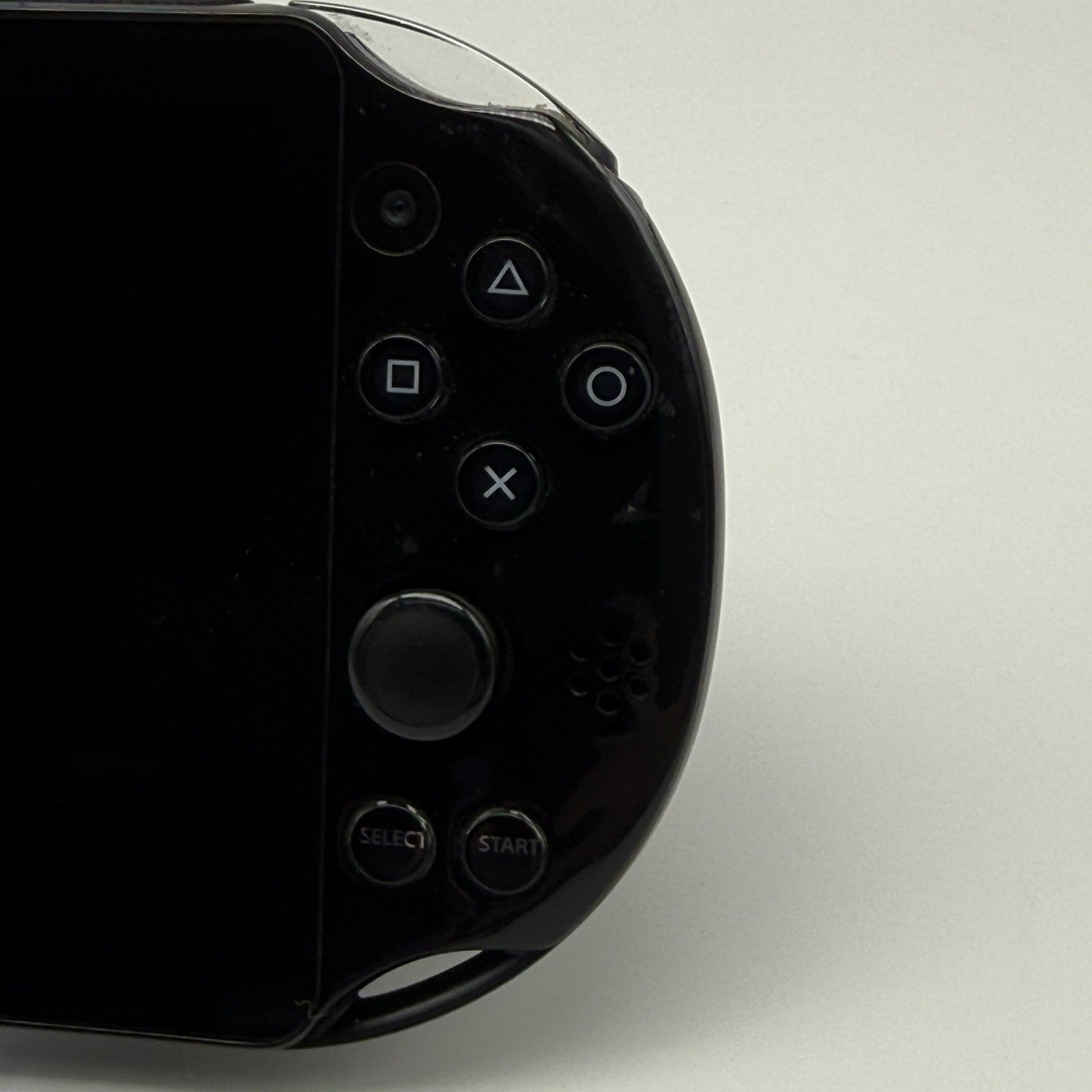 Sony PS Vita PCH-2000 Black Console, Charger, Crystal Case -Tested New Joysticks4