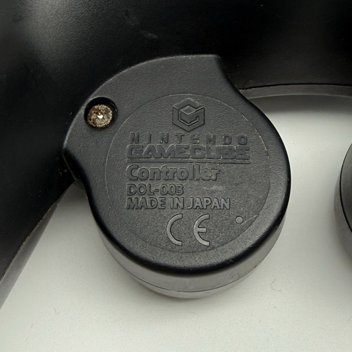 Official Nintendo GameCube Controller BLACK OEM Remote DOL-003 T2 Dot - Tested5