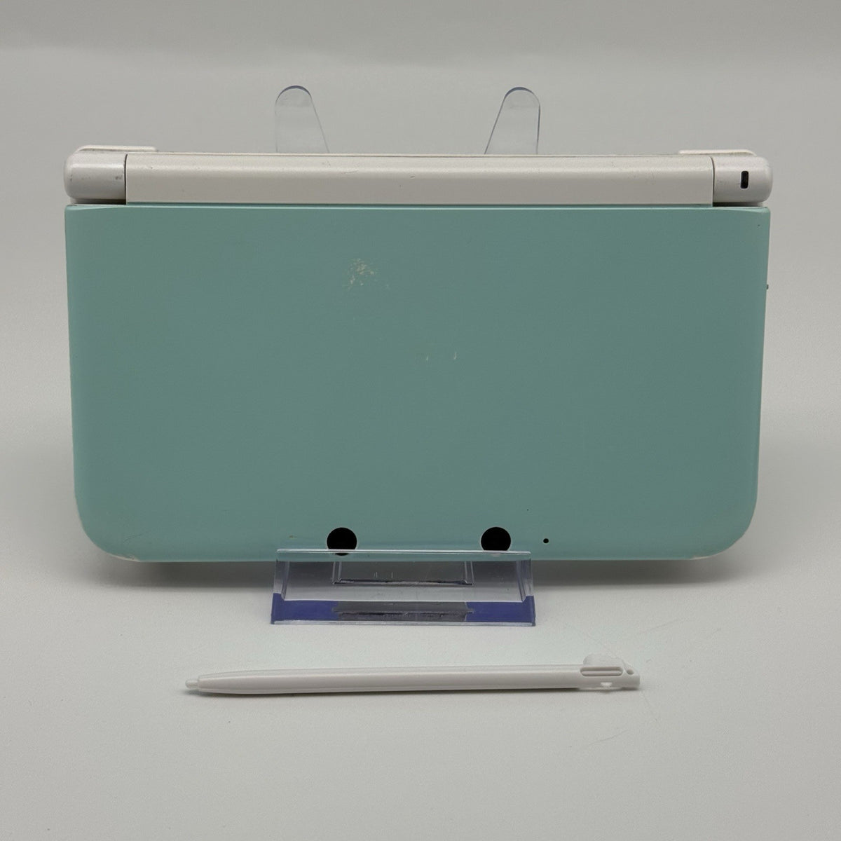 Nintendo 3DS XL LL Mint White Console JP Region - *For Parts Repair* Camera & LR1