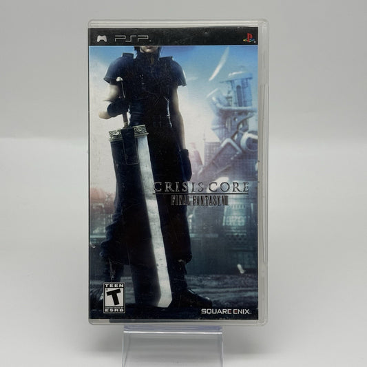 Crisis Core: Final Fantasy VII 7 PSP Black Label Complete CIB w/Reg Card Tested0